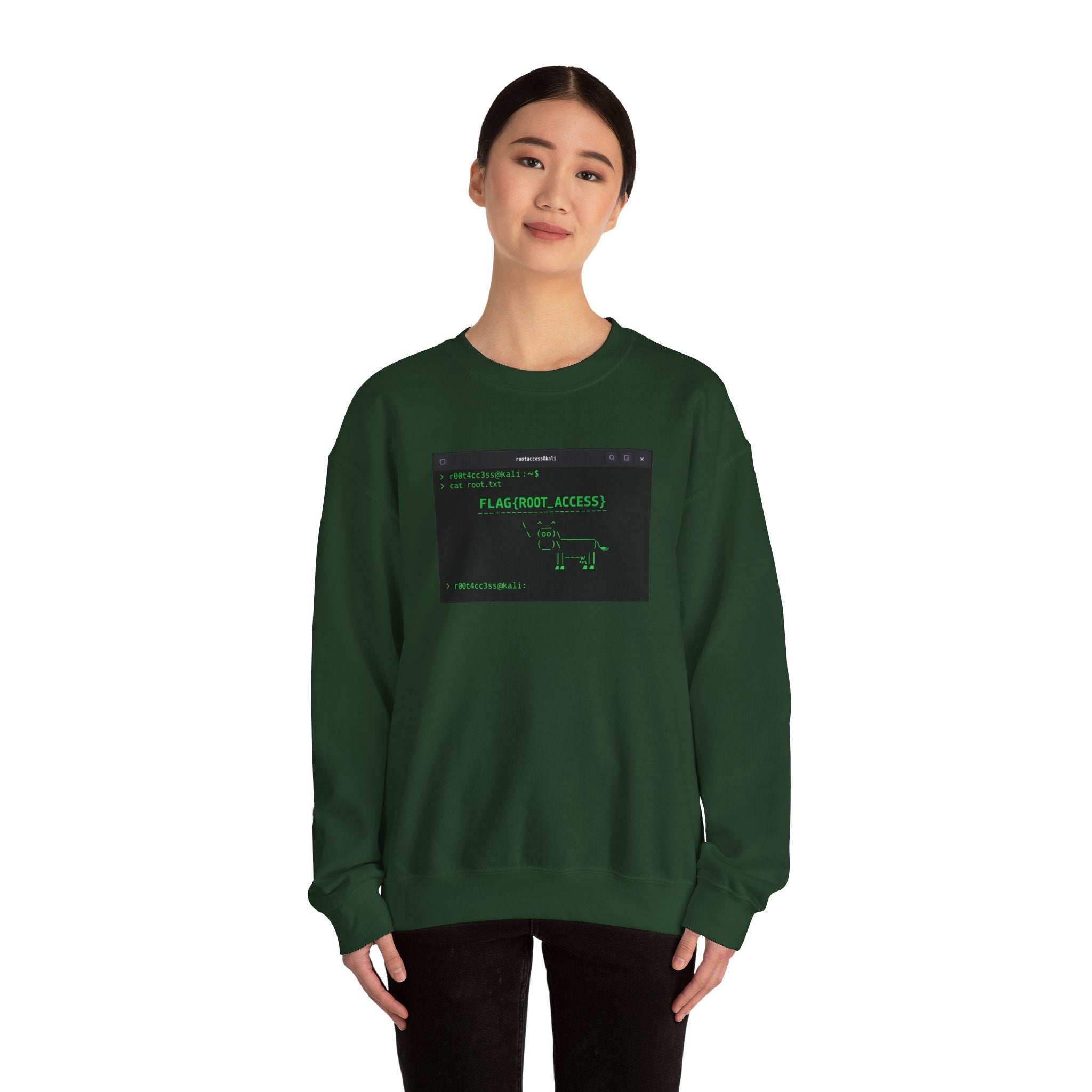 Flag Owned Sweatshirt - Linux terminal