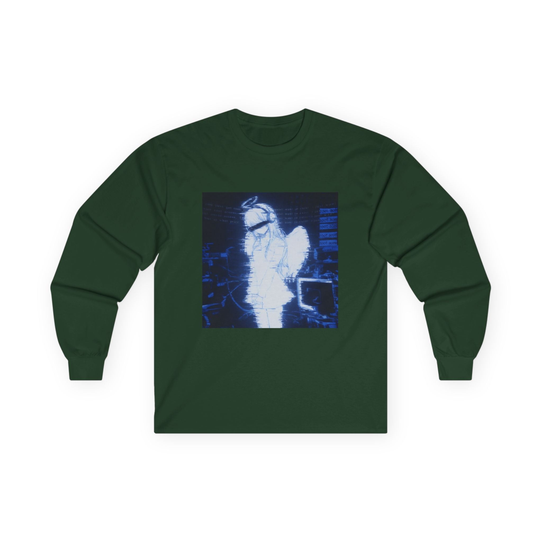 Cyber Ghost Girl Long Sleeve Tee