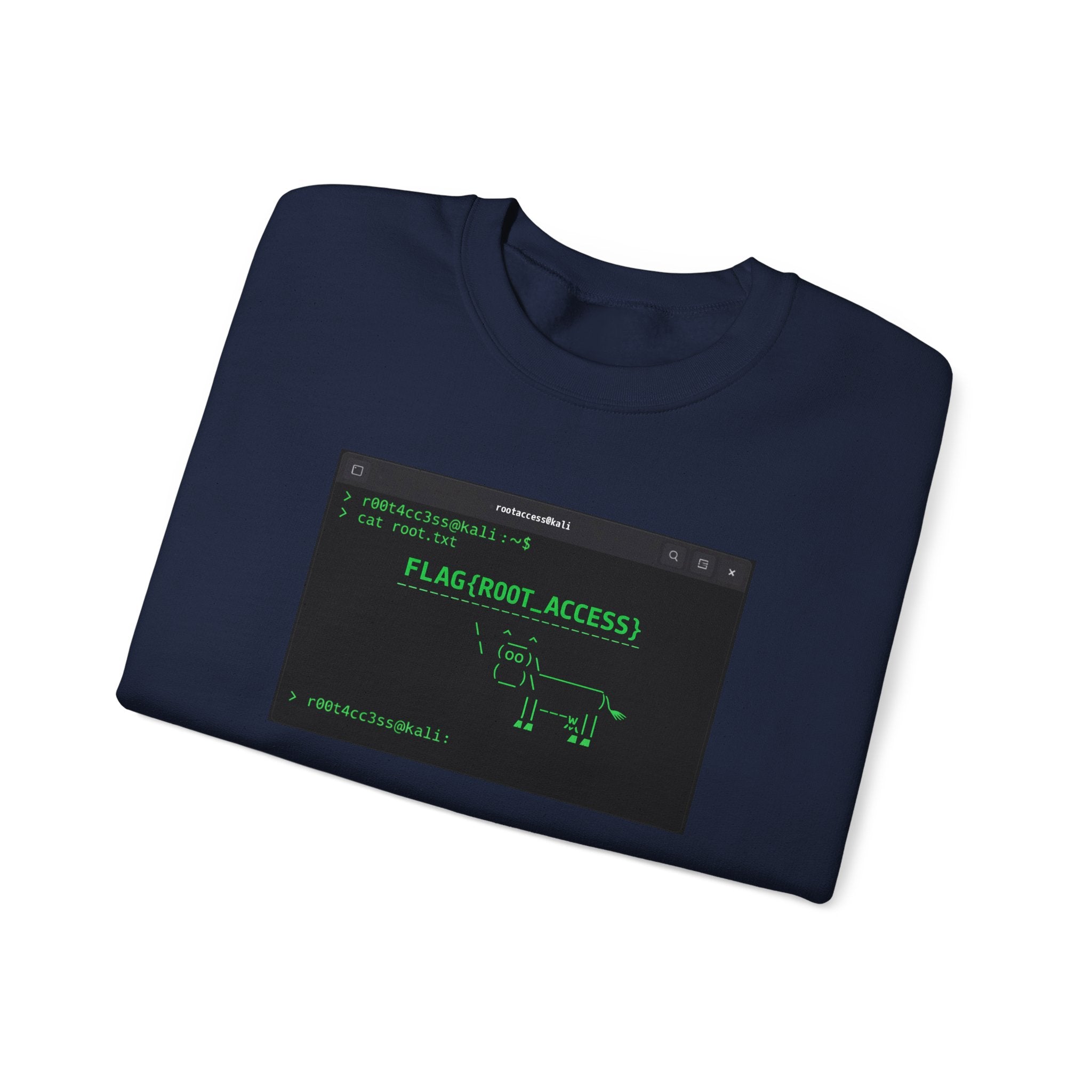 Flag Owned Sweatshirt - Linux terminal