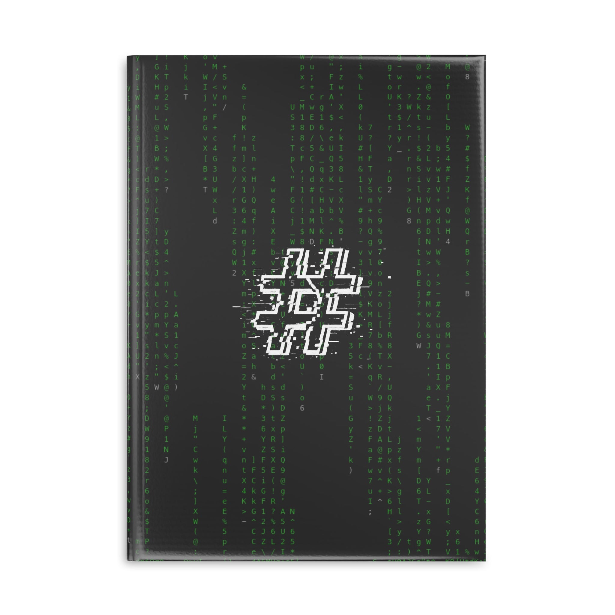Matrix Code Notebook — Cyberpunk Journal for Coders & Hackers