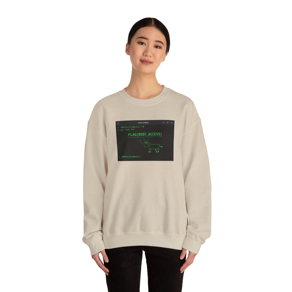 Flag Owned Sweatshirt - Linux terminal
