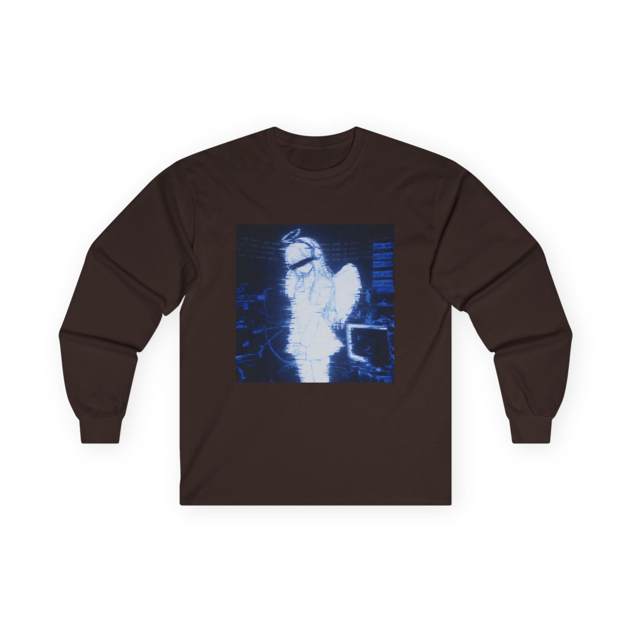 Cyber Ghost Girl Long Sleeve Tee