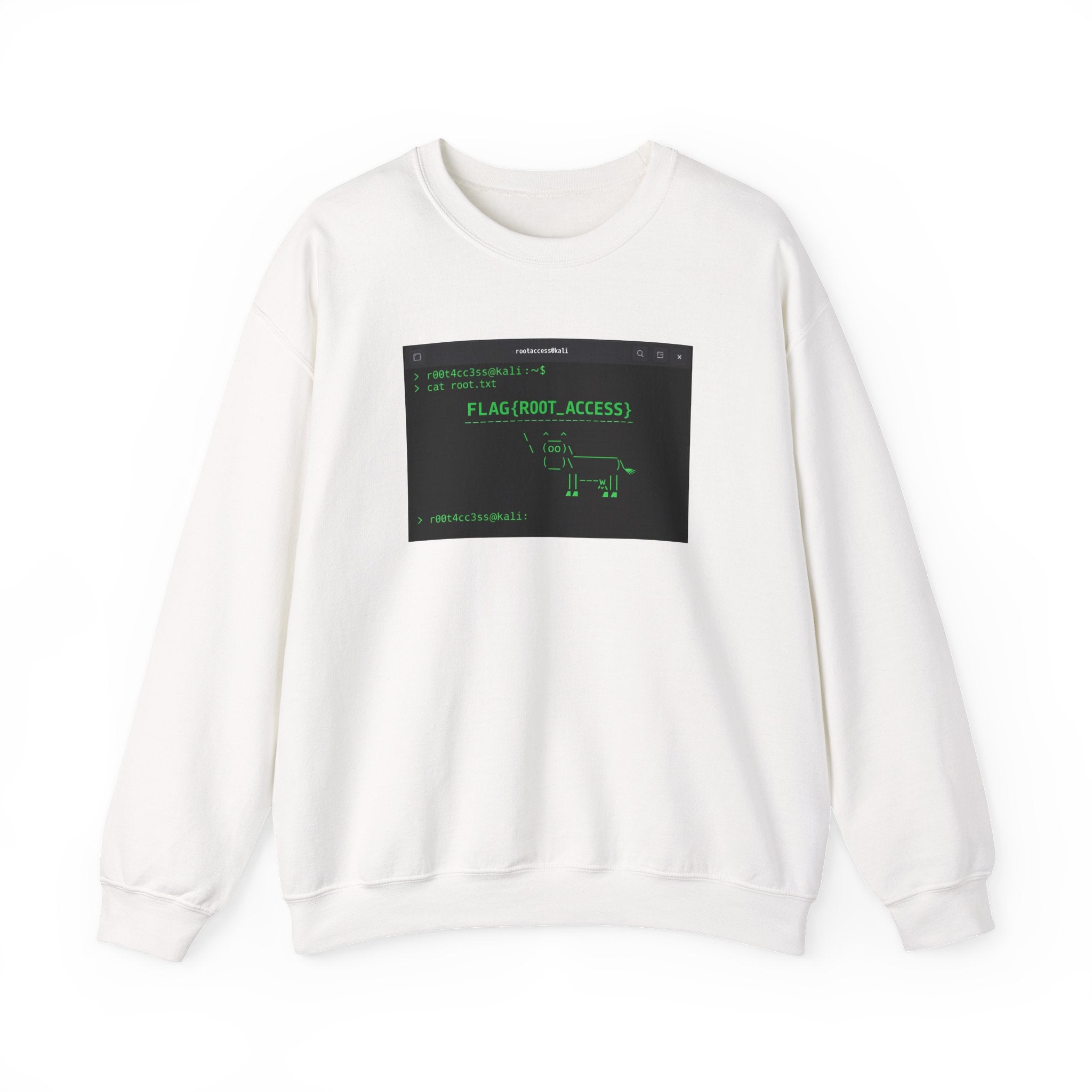 Flag Owned Sweatshirt - Linux terminal