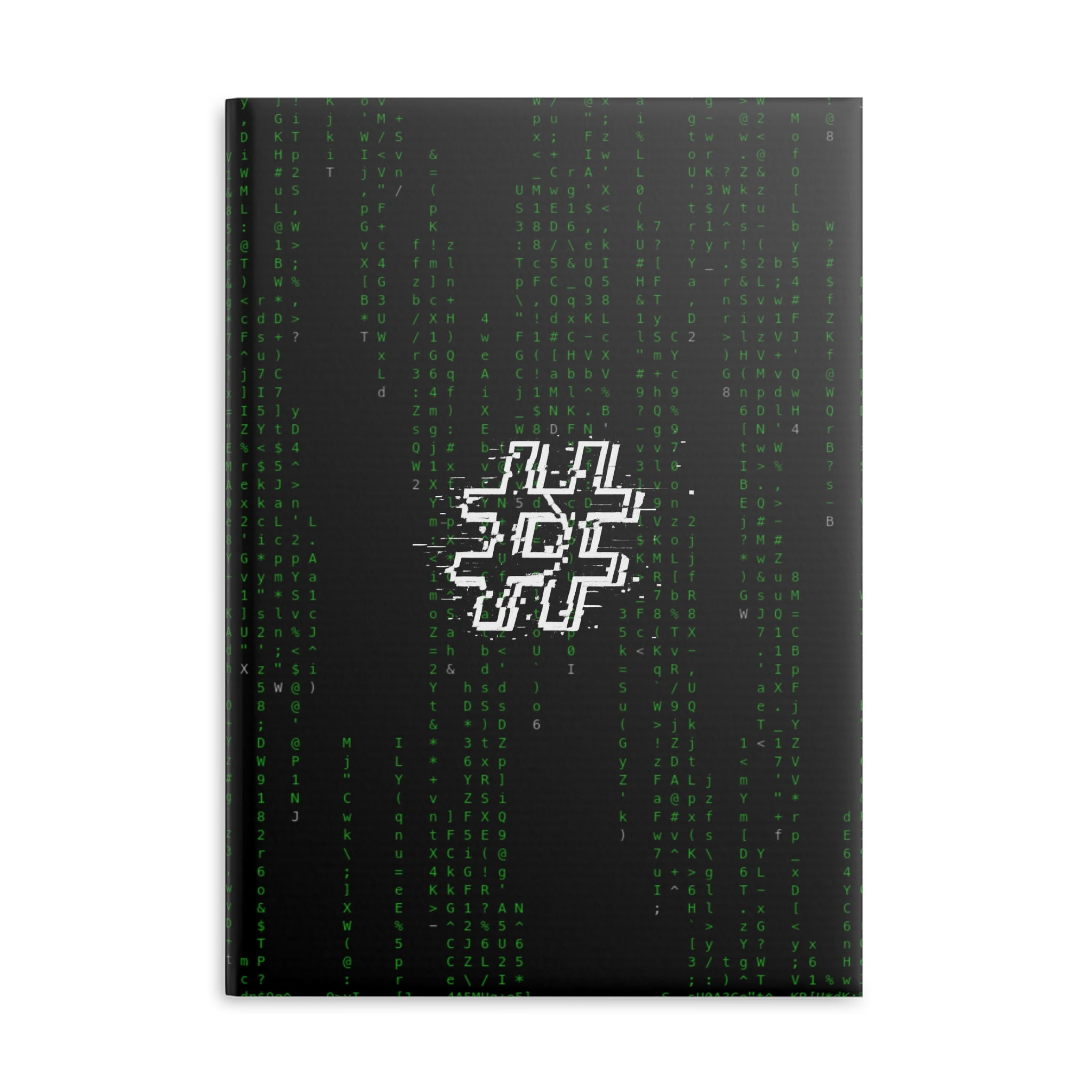 Matrix Code Notebook — Cyberpunk Journal for Coders & Hackers