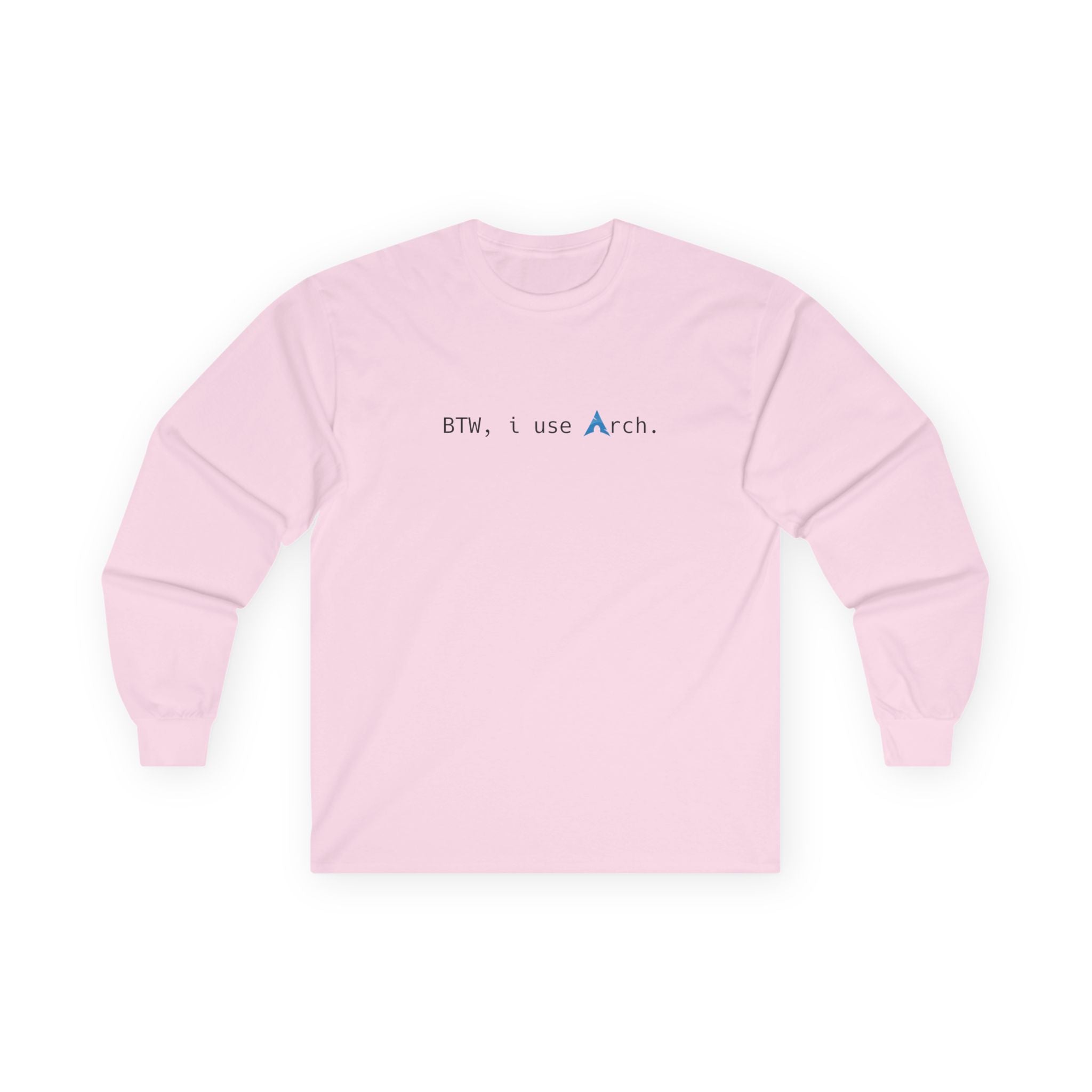 "Btw,I use Arch" Long Sleeve Tee