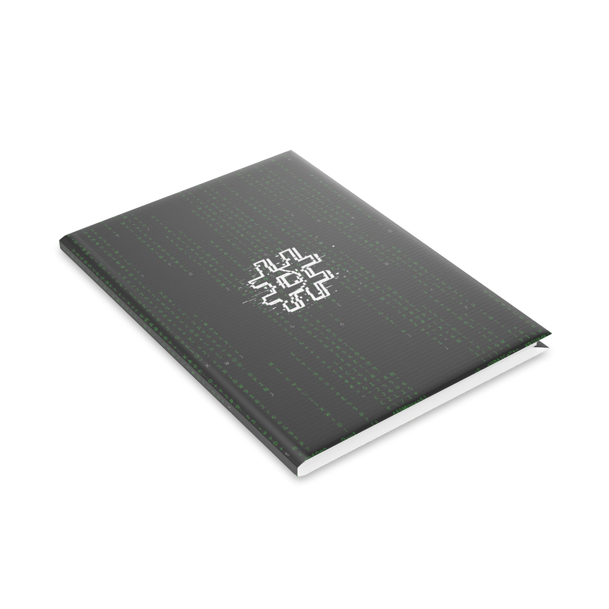 Matrix Code Notebook — Cyberpunk Journal for Coders & Hackers