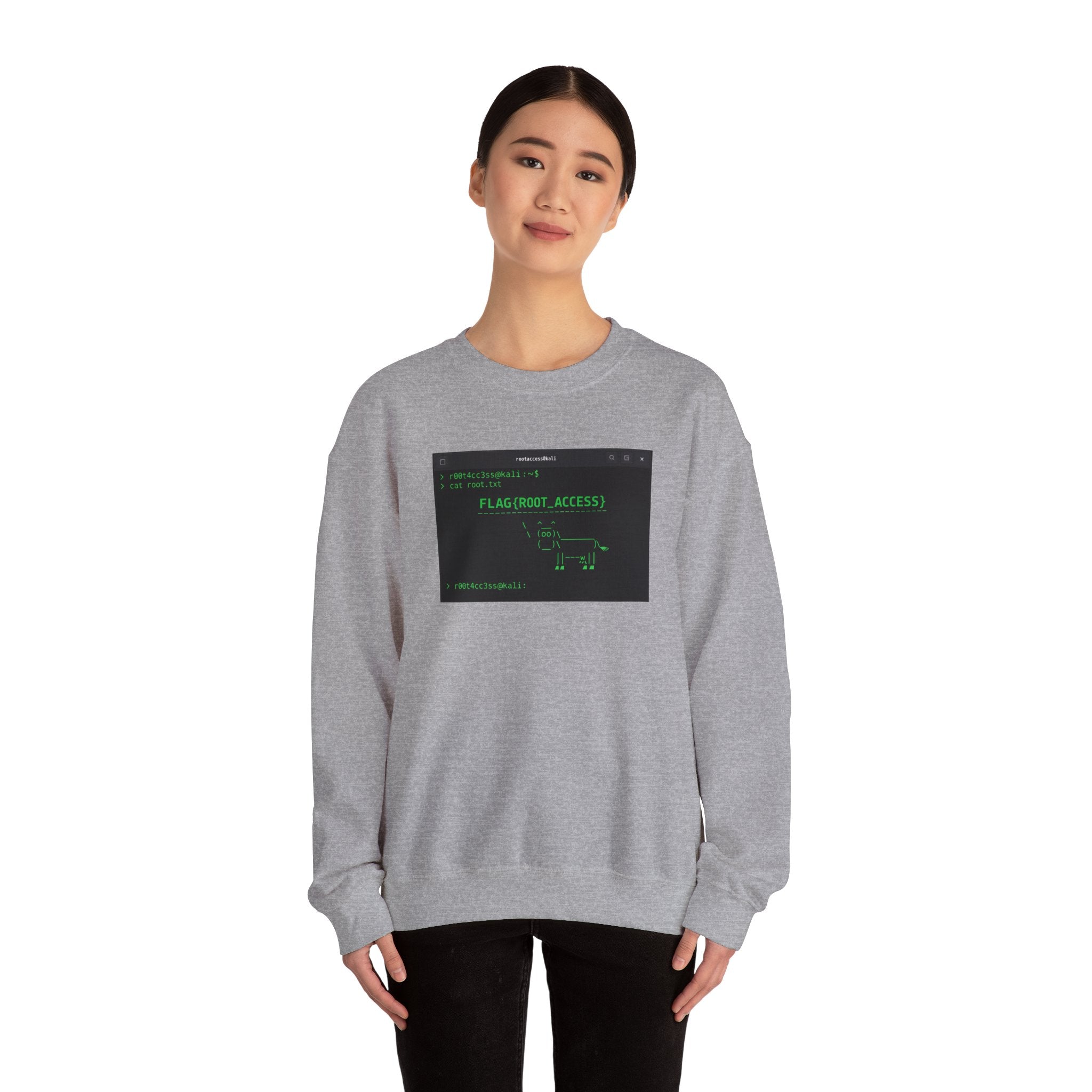 Flag Owned Sweatshirt - Linux terminal