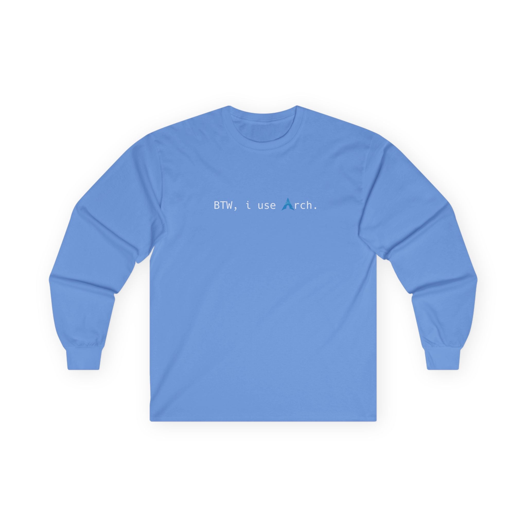 "Btw,I use Arch" Long Sleeve Tee