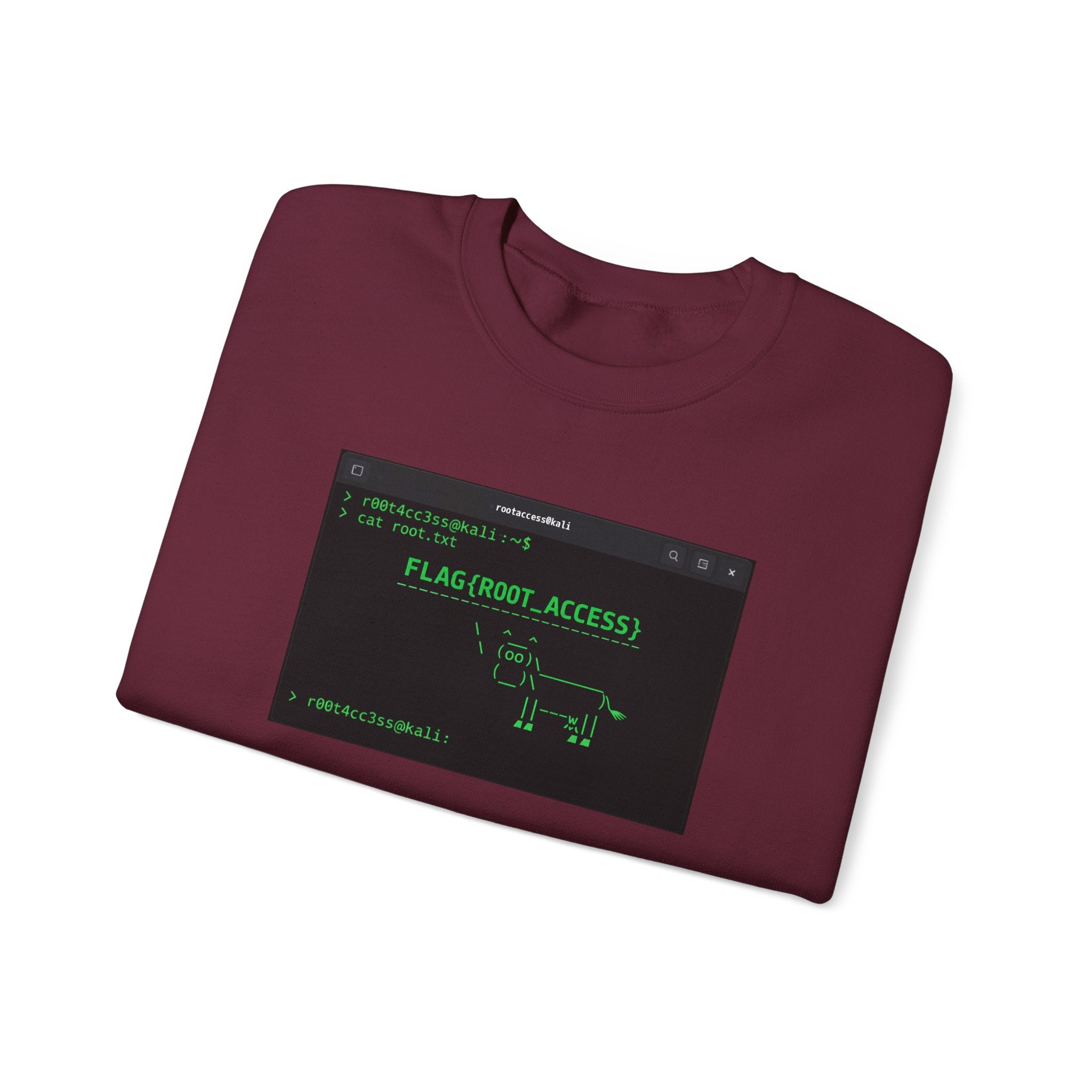 Flag Owned Sweatshirt - Linux terminal