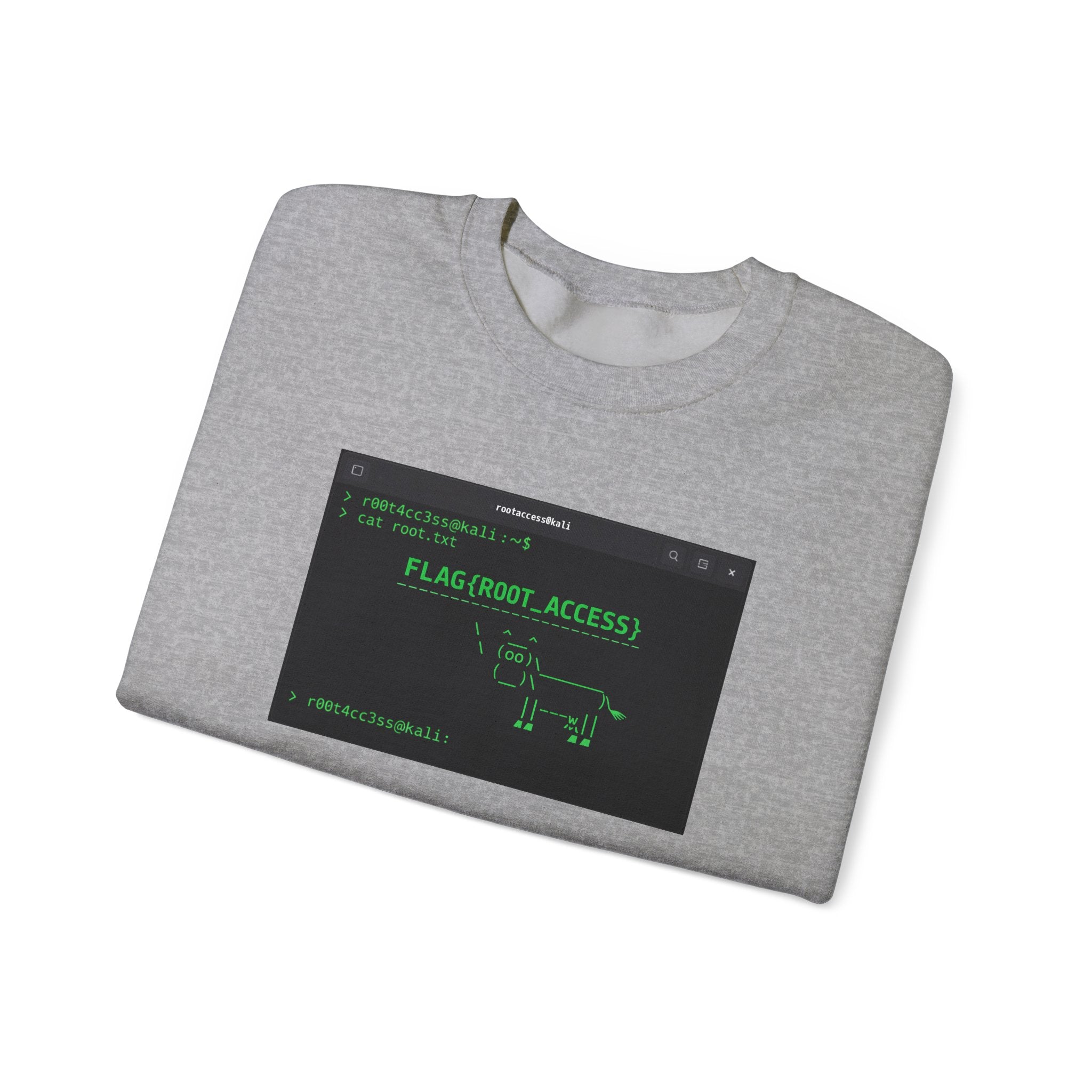 Flag Owned Sweatshirt - Linux terminal