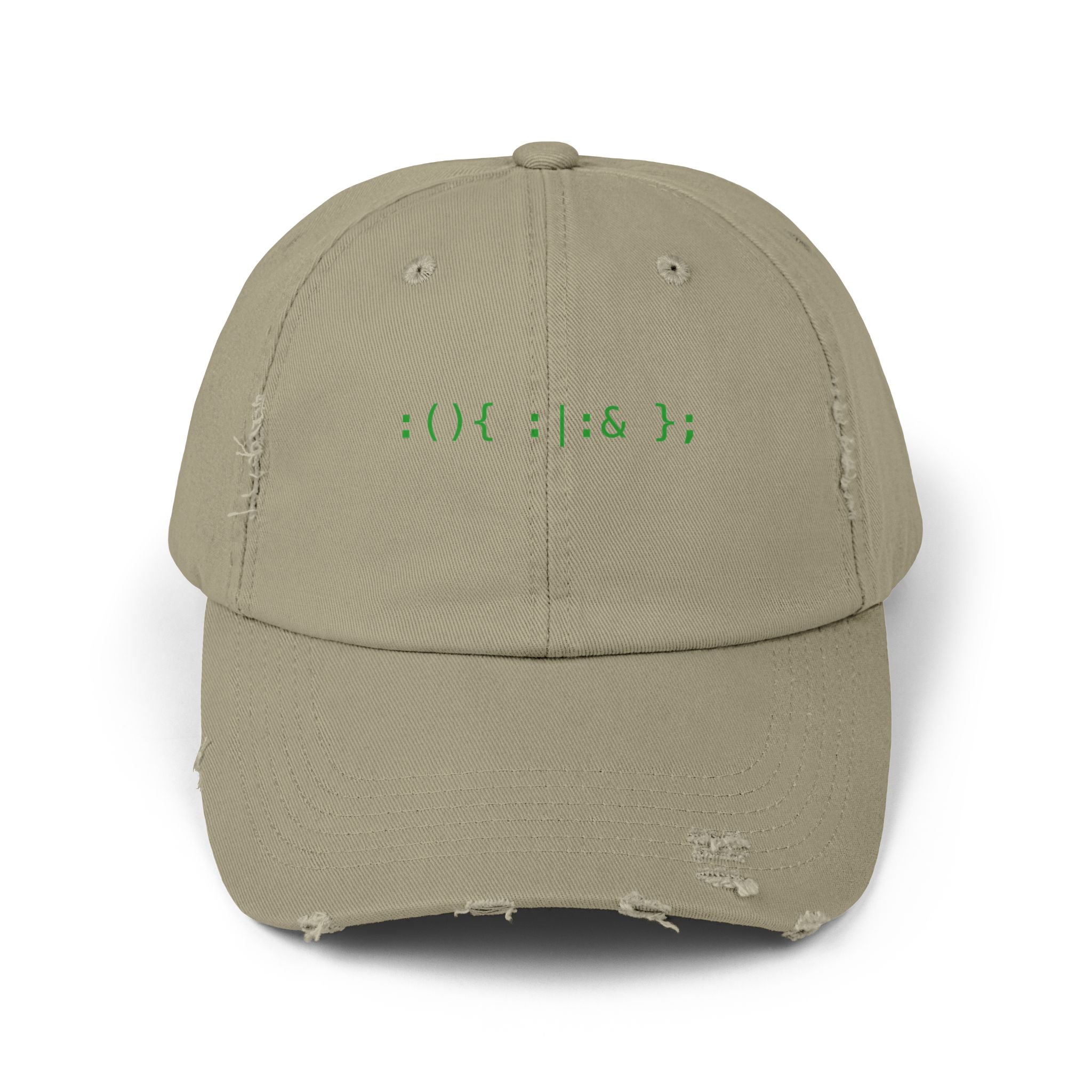 Fork bomb - Distressed Black Cap