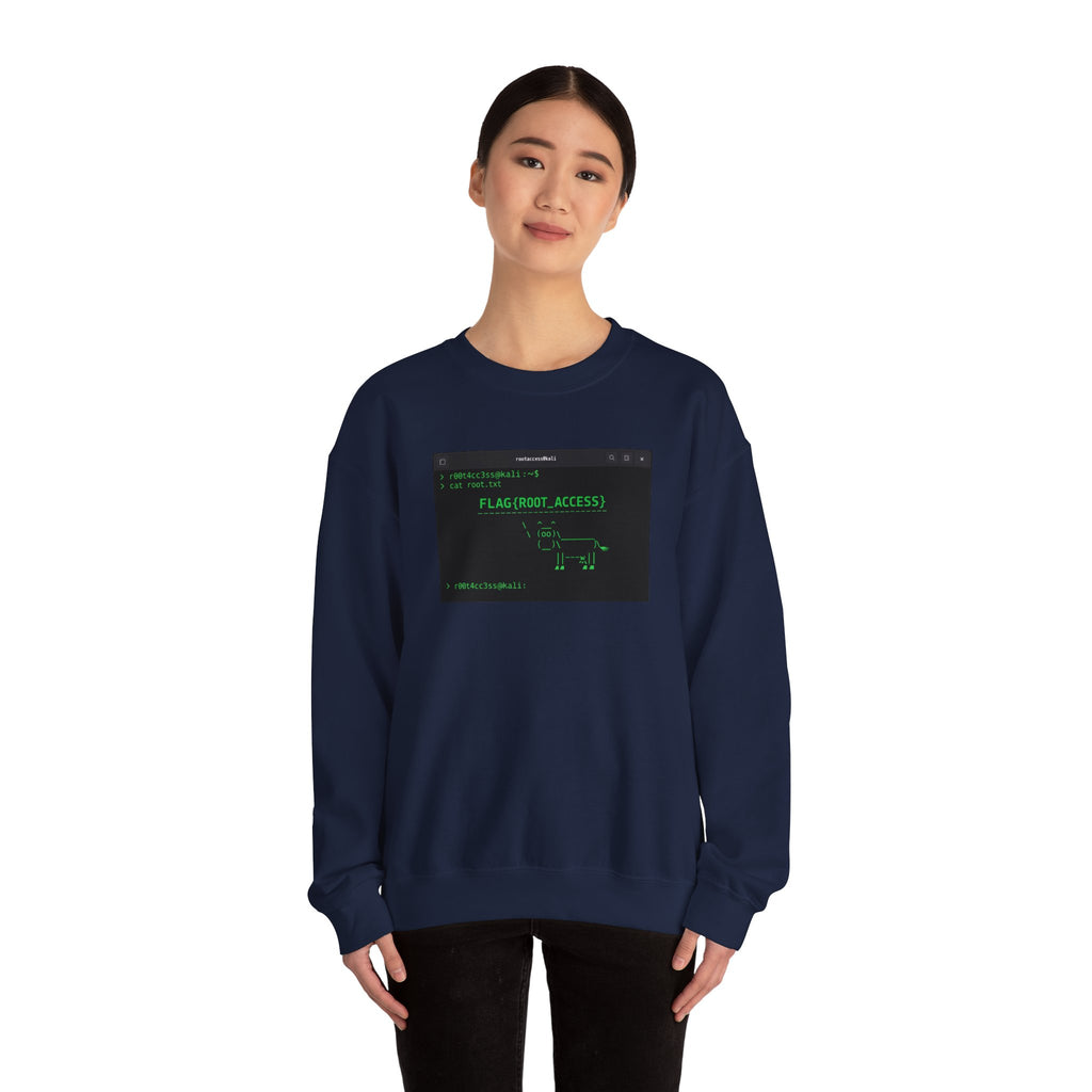 Flag Owned Sweatshirt - Linux terminal