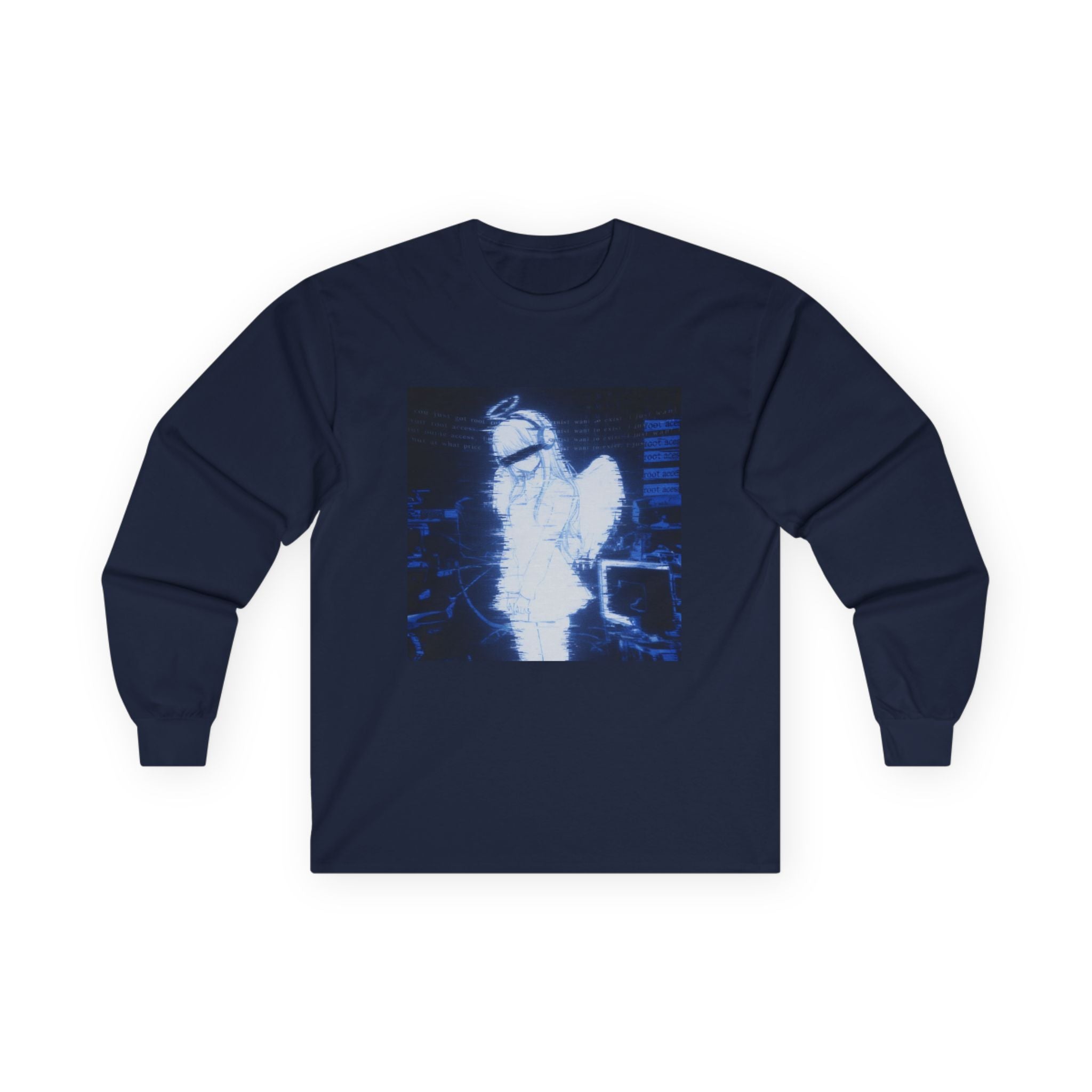 Cyber Ghost Girl Long Sleeve Tee