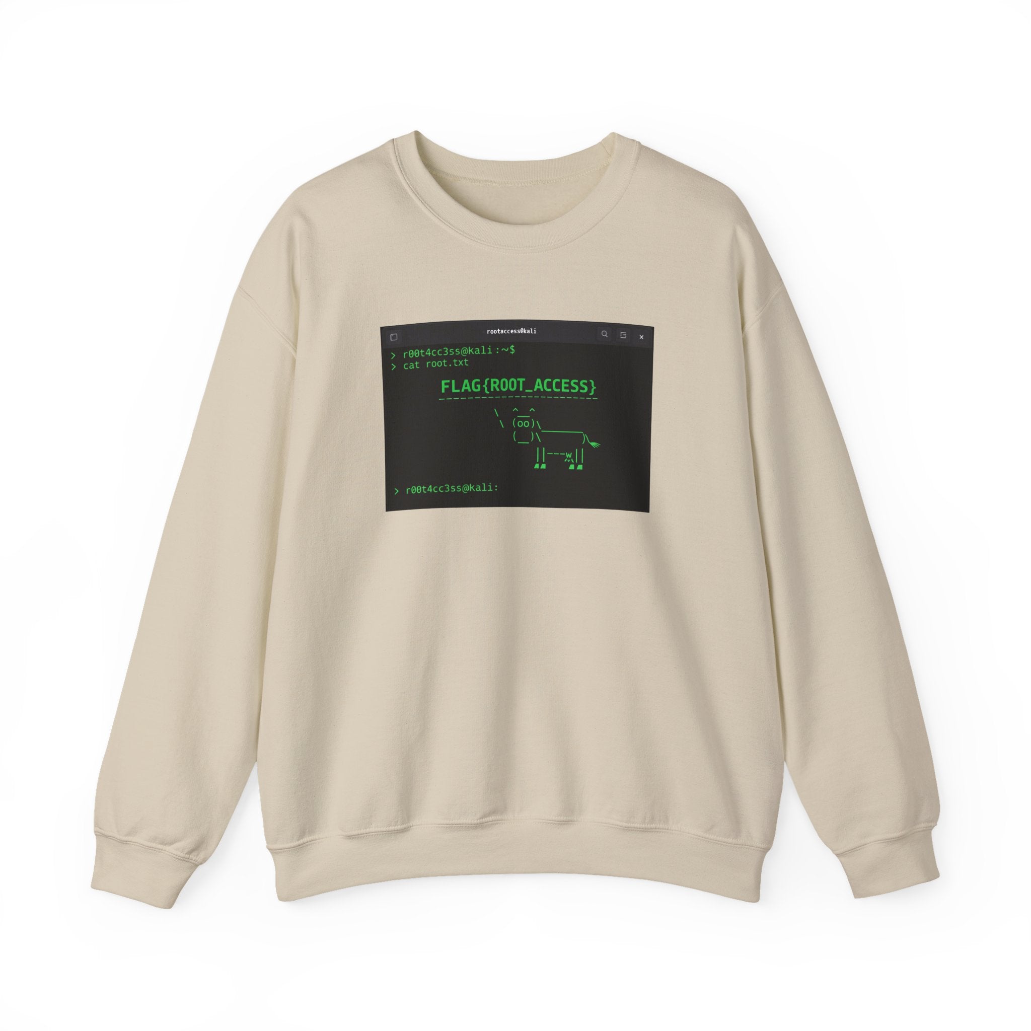 Flag Owned Sweatshirt - Linux terminal