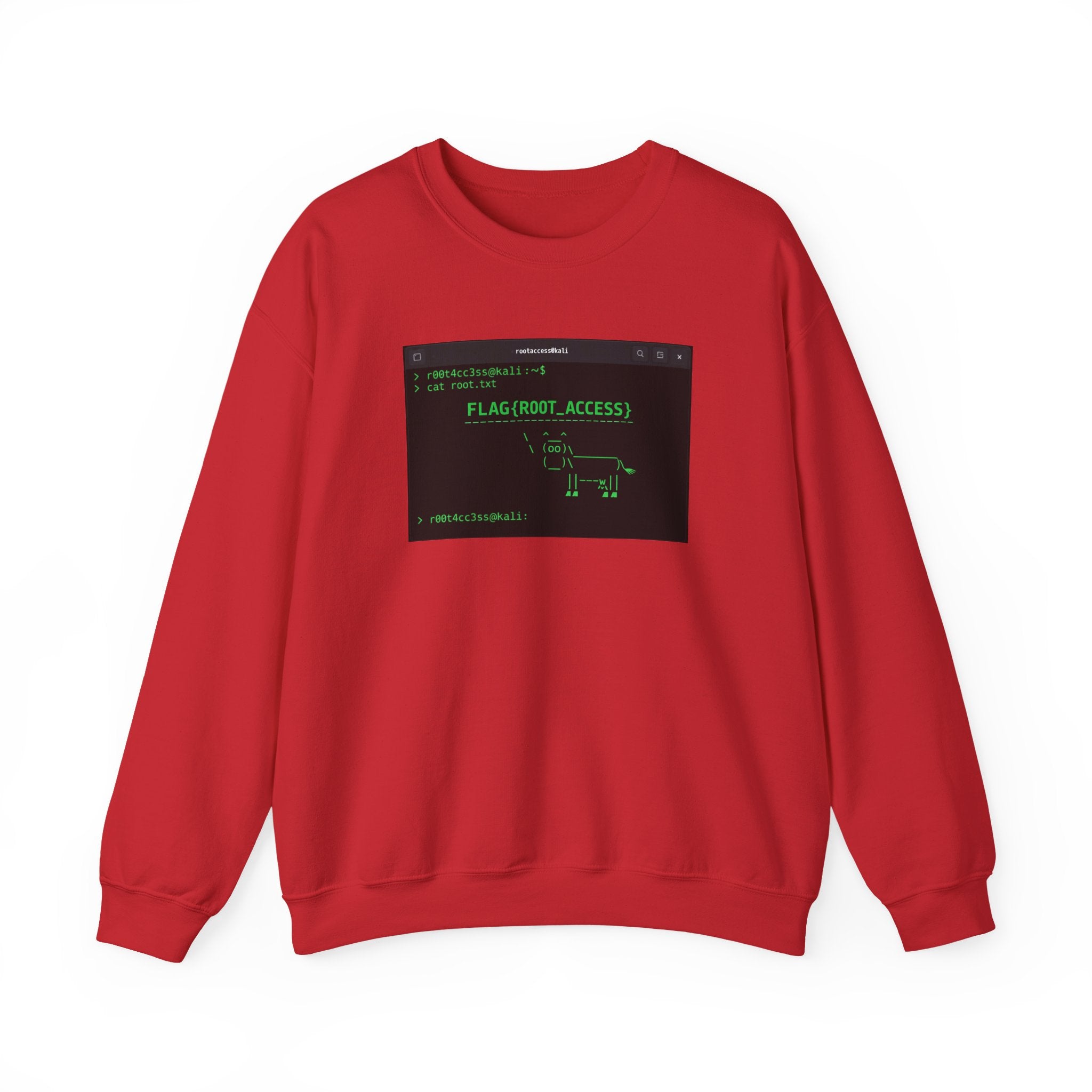 Flag Owned Sweatshirt - Linux terminal