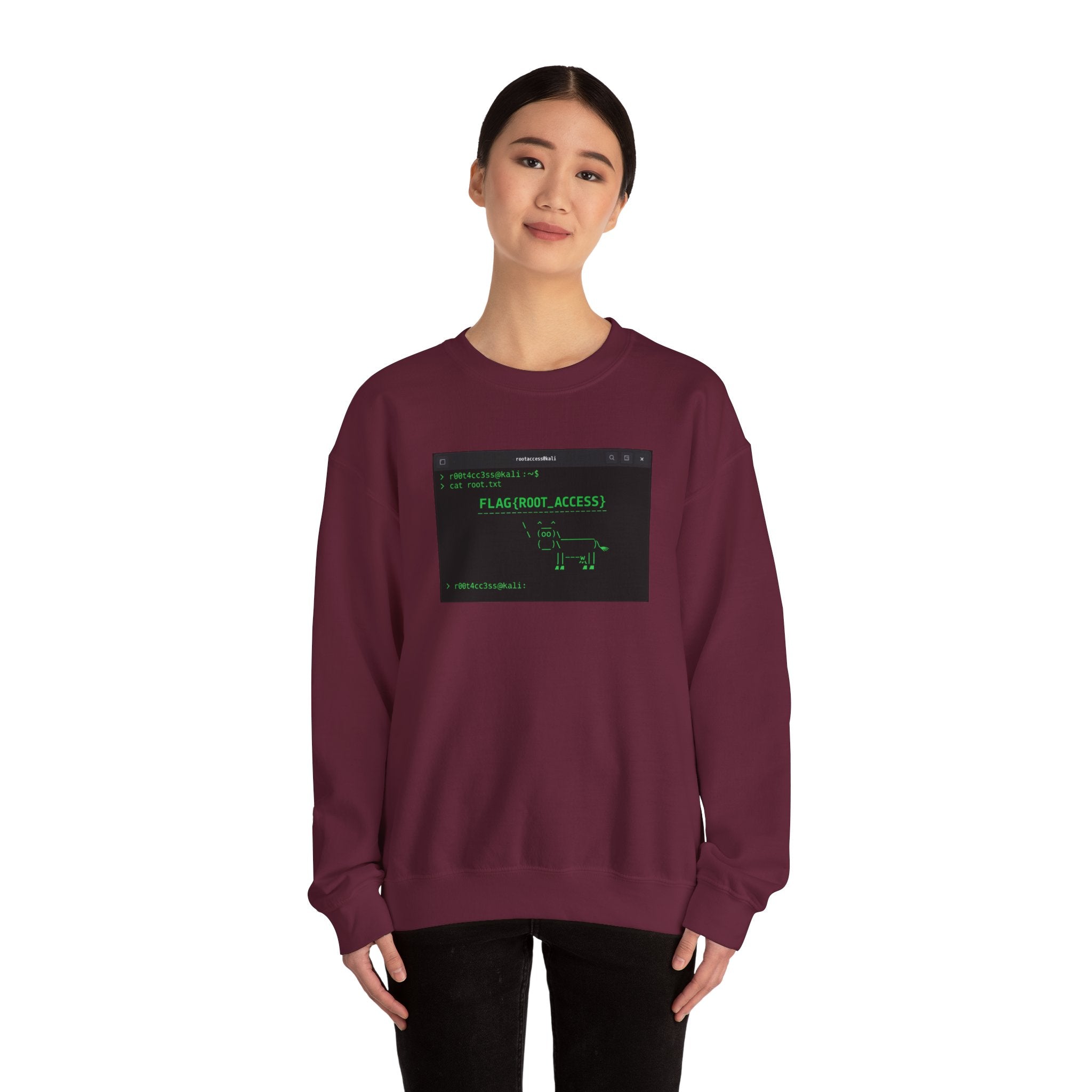 Flag Owned Sweatshirt - Linux terminal