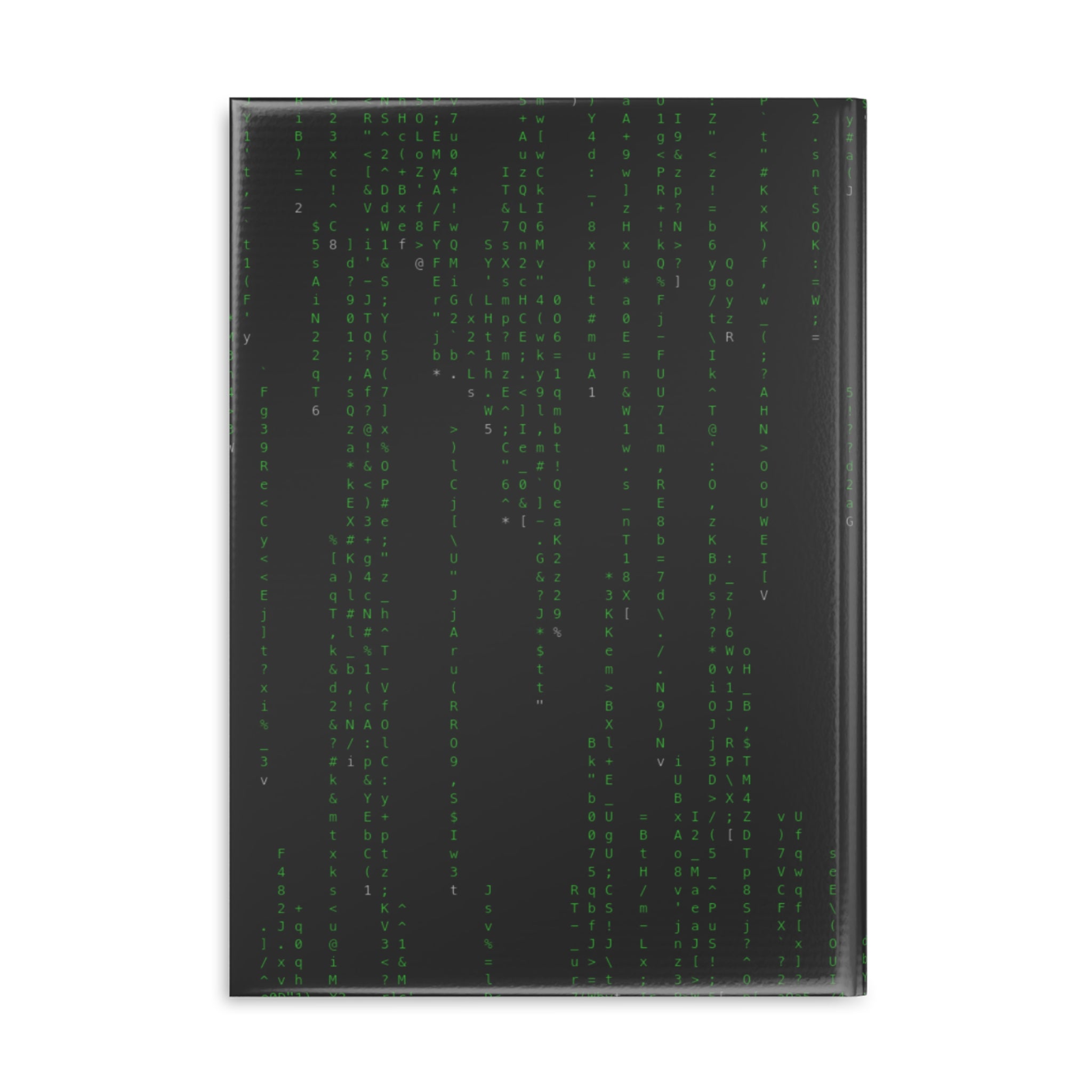 Matrix Code Notebook — Cyberpunk Journal for Coders & Hackers