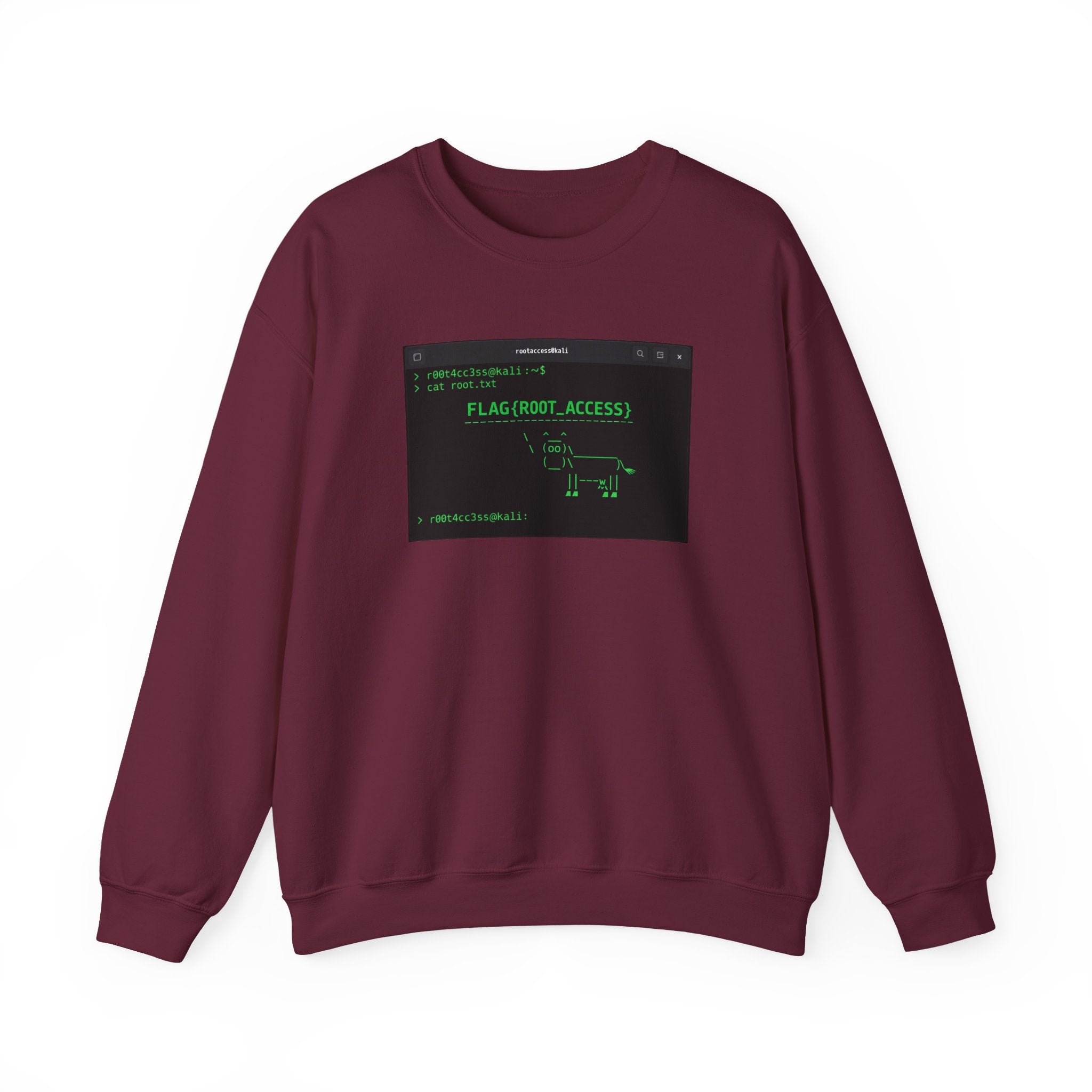 Flag Owned Sweatshirt - Linux terminal