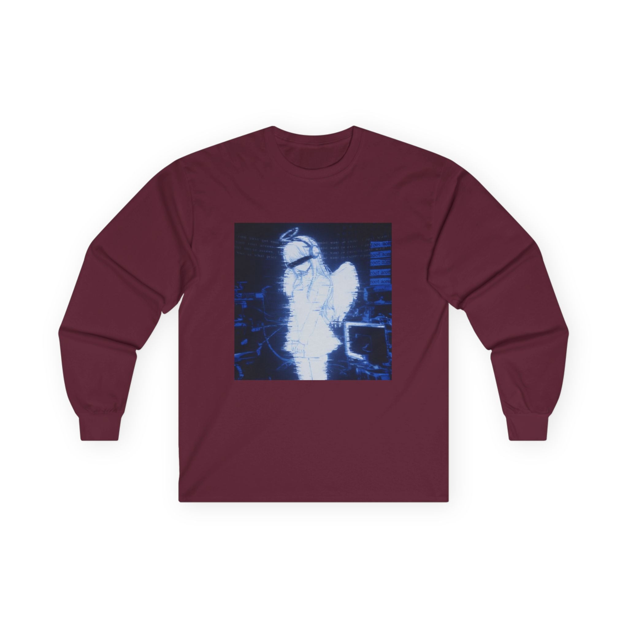 Cyber Ghost Girl Long Sleeve Tee