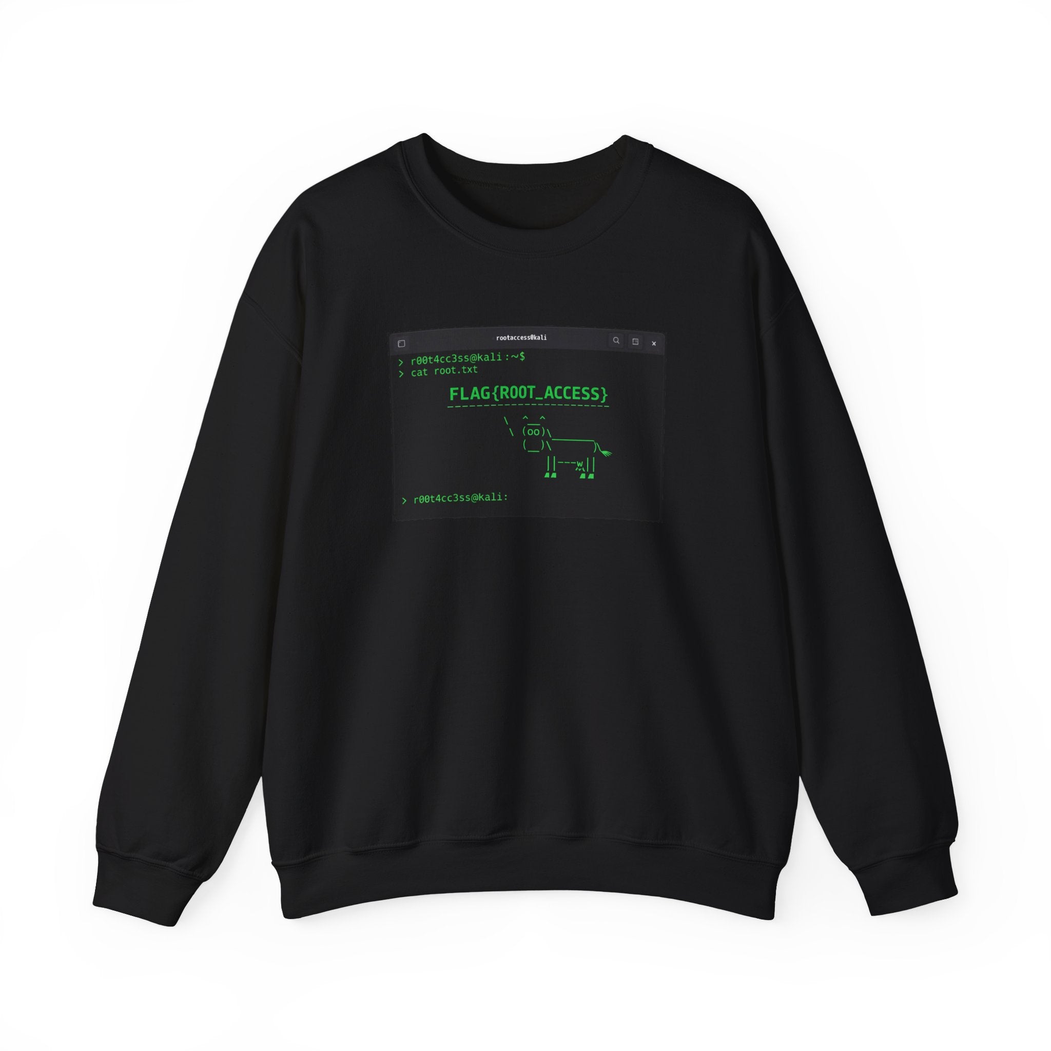 Flag Owned Sweatshirt - Linux terminal