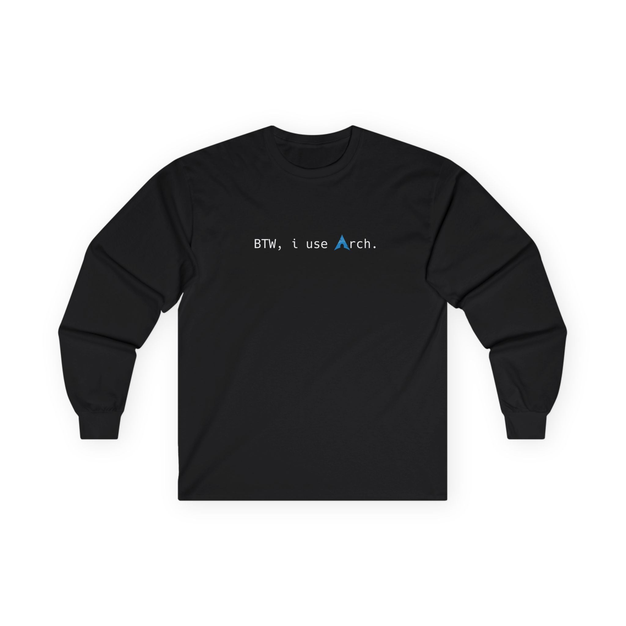"Btw,I use Arch" Long Sleeve Tee