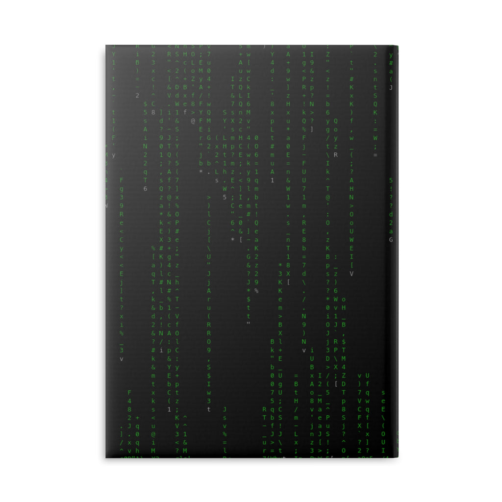 Matrix Code Notebook — Cyberpunk Journal for Coders & Hackers