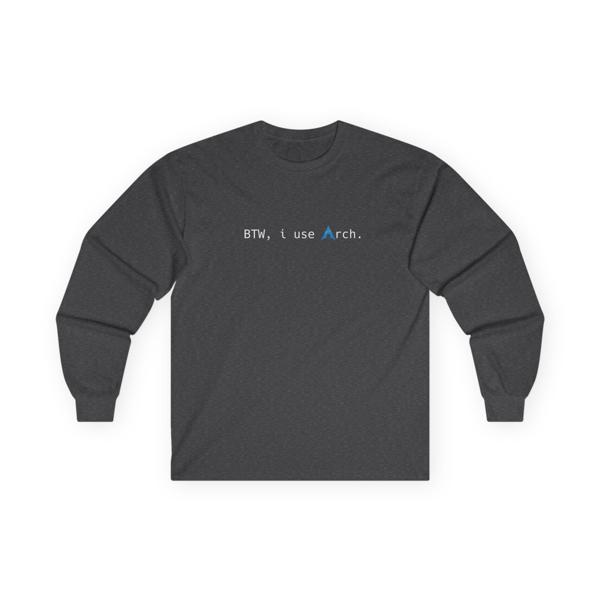 "Btw,I use Arch" Long Sleeve Tee